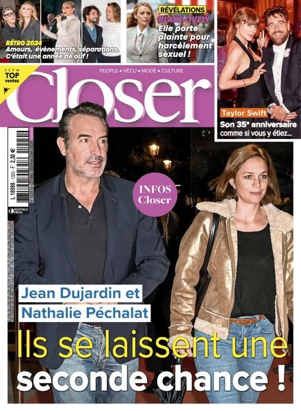 Closer France – 27 Decembre 2024 Cover