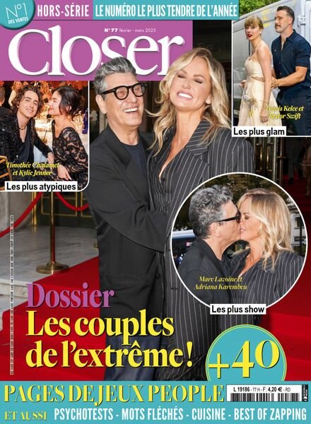 Closer – Hors-Serie Jeux – Fevrier-Mars 2025 Cover