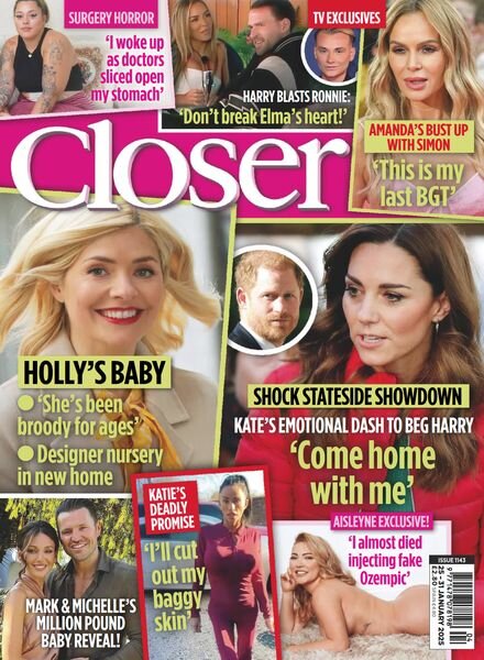 Closer UK – 25 January 2025 Cover