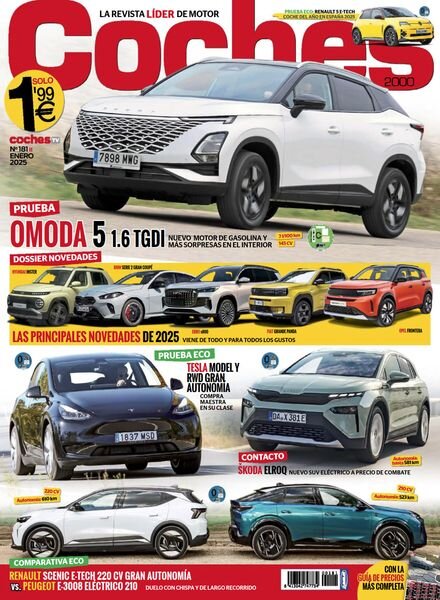 Coches 2000 – Enero 2025 Cover