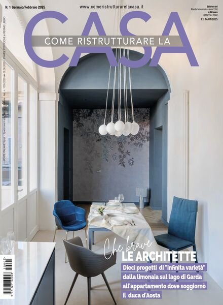 Come Ristrutturare la Casa – Gennaio-Febbraio 2025 Cover