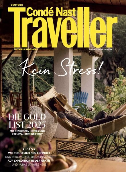 Conde Nast Traveller Germany – Januar-Februar 2025 Cover