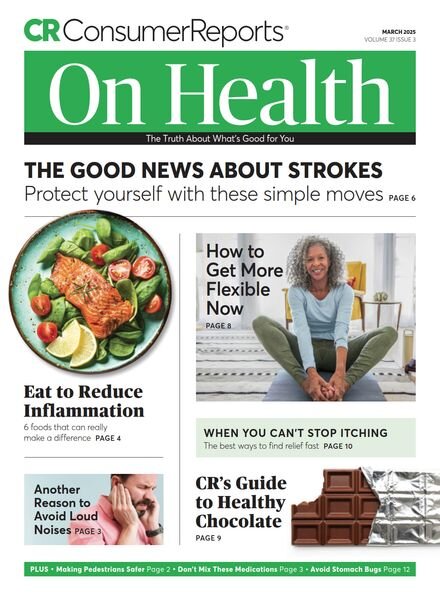 Consumer Reports on Health – March 2025 Cover