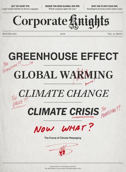 Corporate Knights – Winter 2025 Cover
