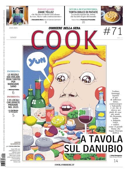 Corriere della Sera Cook – 23 Gennaio 2025 Cover