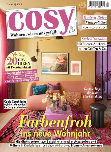 Cosy – Januar 2025 Cover