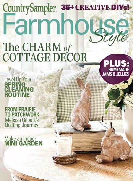 Country Sampler Farmhouse Style – Spring 2025 Cover