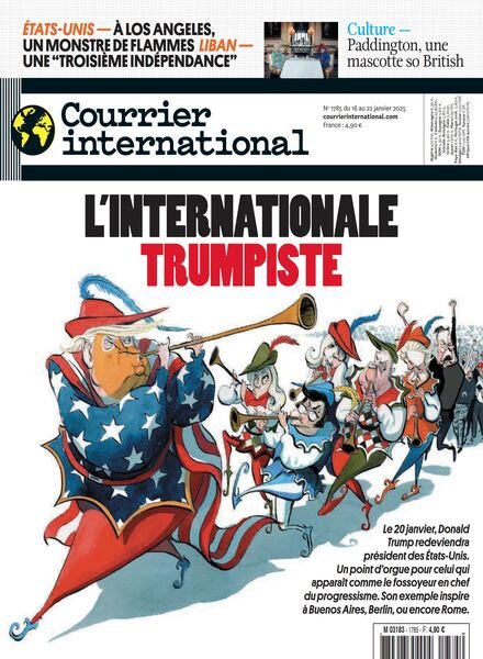 Courrier International – 16 Janvier 2025 Cover