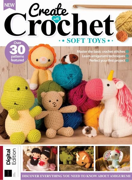 Create With Crochet Soft Toys – 9th Edition – 3 January 2025 Cover