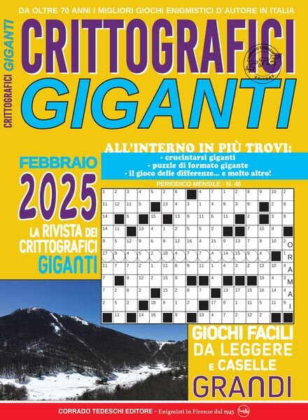 Crittografici Giganti – Febbraio 2025 Cover