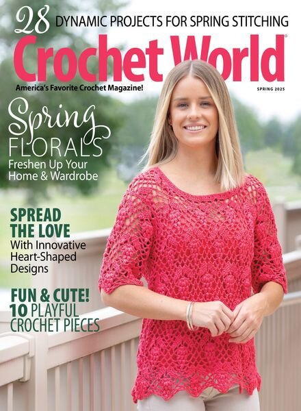 Crochet World – Spring 2025 Cover