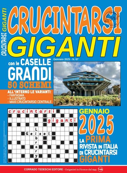 Crucintarsi Giganti – Gennaio 2025 Cover