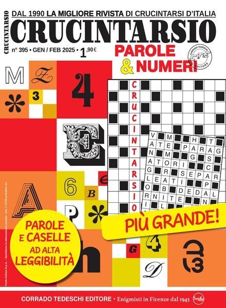 Crucintarsio – Gennaio-Febbraio 2025 Cover
