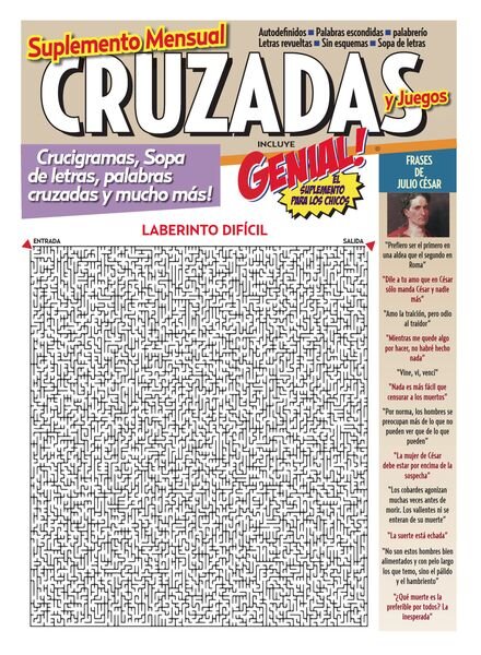 Cruzadas y Genial! – Enero 2025 Cover