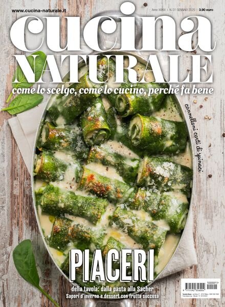 Cucina Naturale – Gennaio 2025 Cover