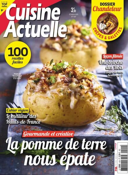 Cuisine Actuelle – Fevrier 2025 Cover