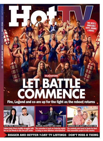 Daily Star Hot TV – 18 January 2025 Cover