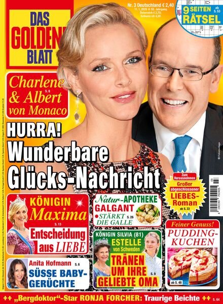 Das Goldene Blatt – 11 Januar 2025 Cover