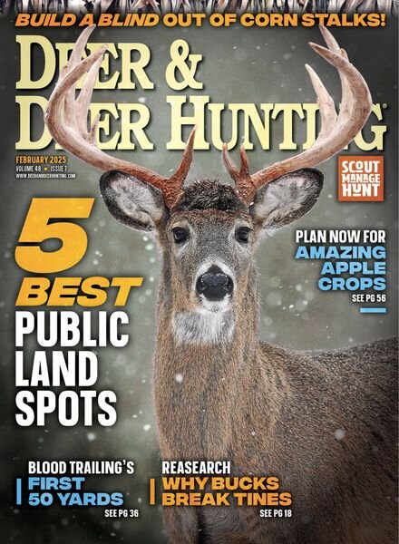 Deer & Deer Hunting – February 2025 Cover