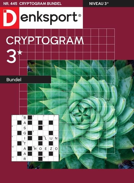 Denksport Cryptogrammen 3 bundel – 26 December 2024 Cover