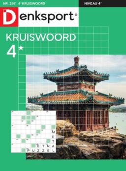 Denksport Kruiswoord 4 – 9 Januari 2025