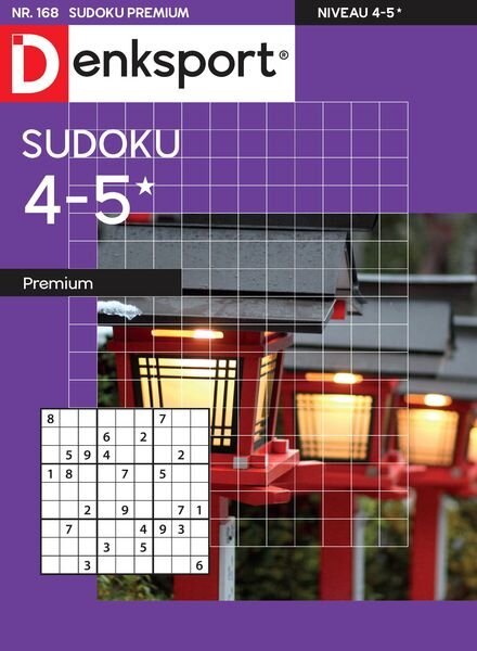 Denksport Sudoku 4-5 premium – 16 Januari 2025 Cover