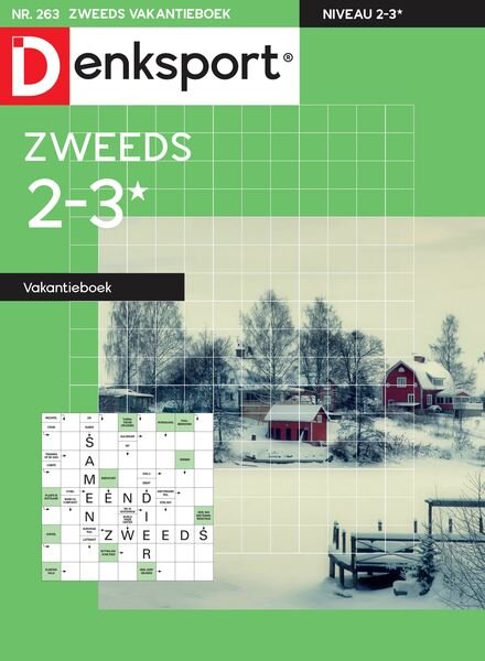 Denksport Zweeds 2-3 vakantieboek – 16 Januari 2025 Cover
