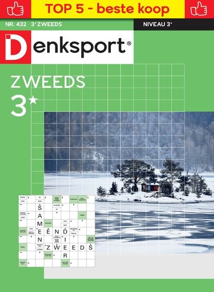 Denksport Zweeds 3 – 9 Januari 2025 Cover