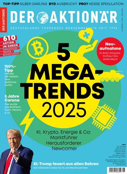 Der Aktionar – 24 Januar 2025 Cover
