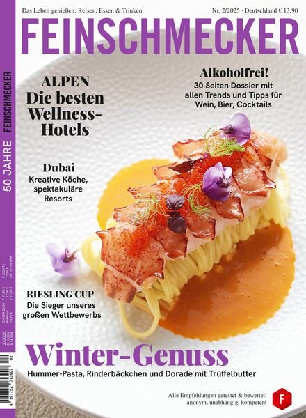 Der Feinschmecker – Februar 2025 Cover
