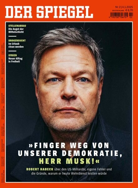 Der Spiegel – 04 Januar 2025 Cover