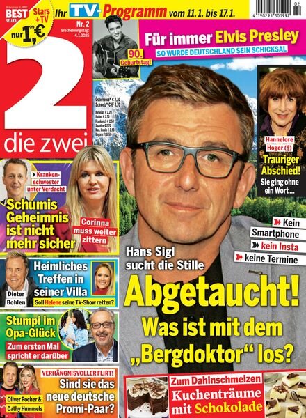 Die 2 – 4 Januar 2025 Cover
