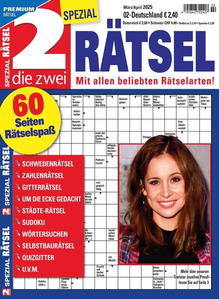 Die 2 Spezial Ratsel – Februar 2025 Cover