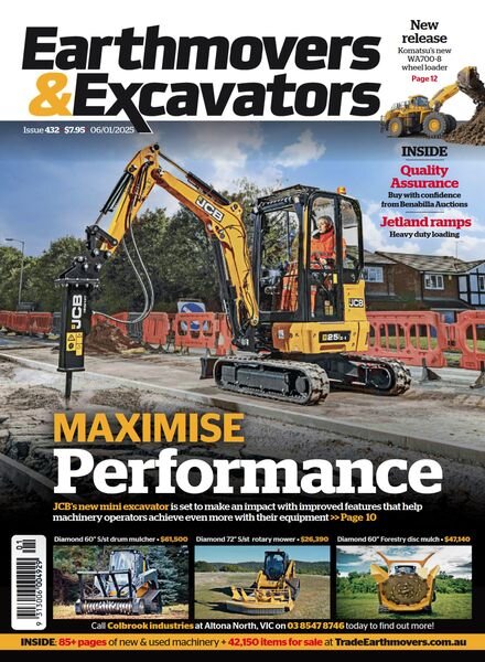 Earthmovers & Excavators – January 2025 Cover