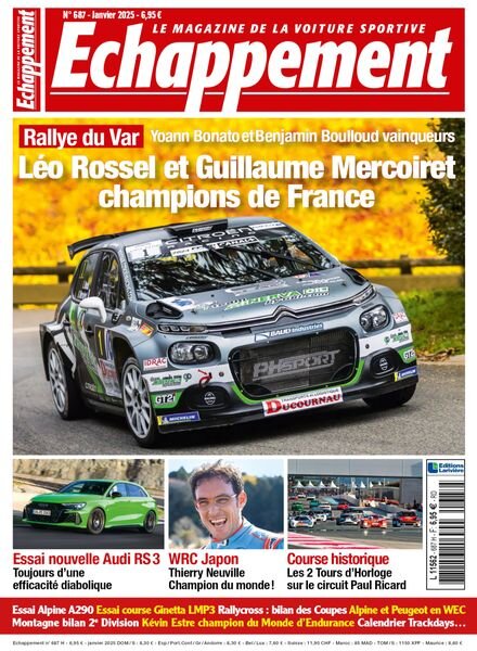 echappement – Janvier 2025 Cover