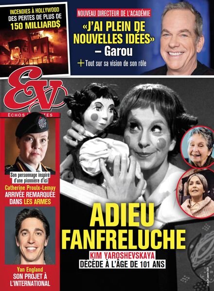 echos Vedettes – 18 Janvier 2025 Cover