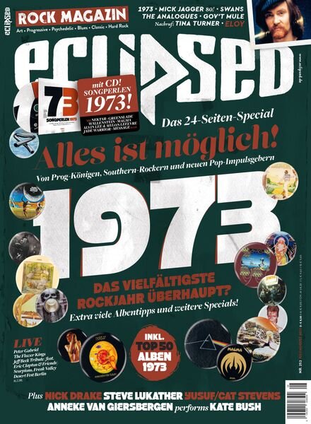 eclipsed Rock-Magazin – Juli August 2023 Cover