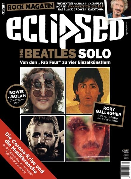 eclipsed Rock-Magazin – Mai 2020 Cover