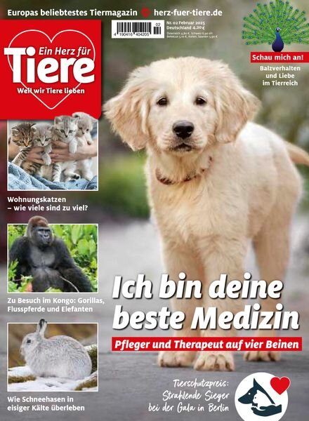 Ein Herz fur Tiere – Februar 2025 Cover
