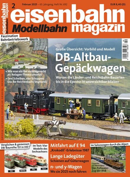 Eisenbahn Magazin – Februar 2025 Cover