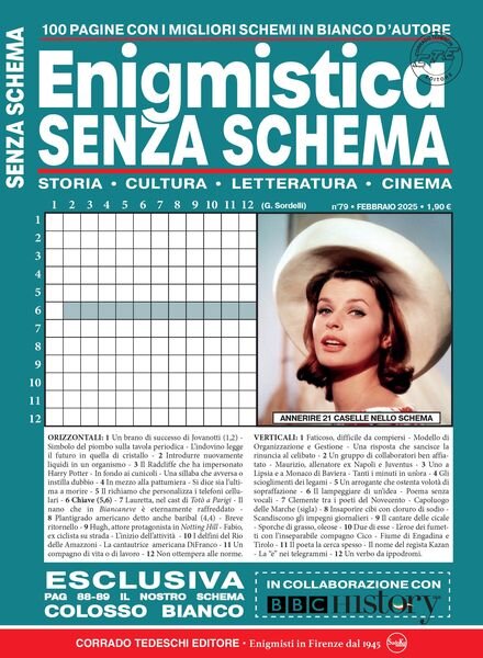 Enigmistica Senza Schema – Febbraio 2025 Cover
