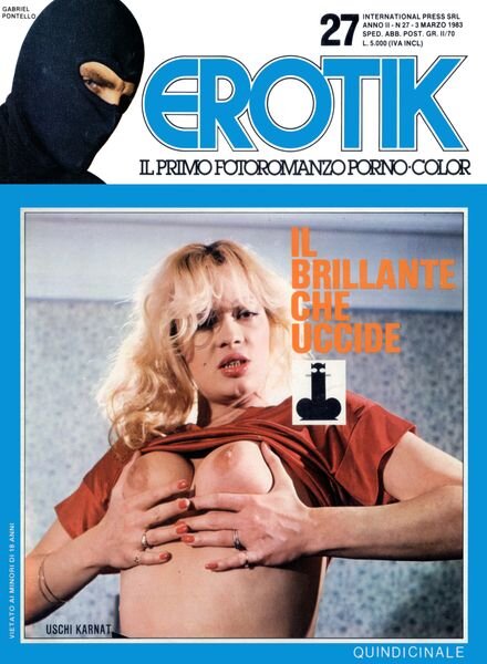 Erotik – N 27 3 Marzo 1983 Cover