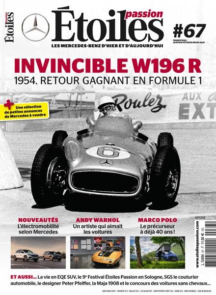 etoiles Passion – Janvier-Fevrier-Mars 2025 Cover