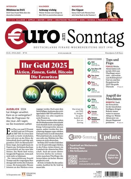 Euro am Sonntag – 3 Januar 2025 Cover