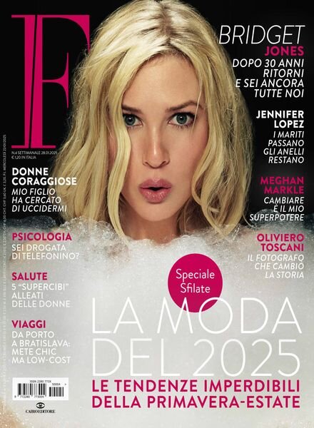 F – 28 Gennaio 2025 Cover