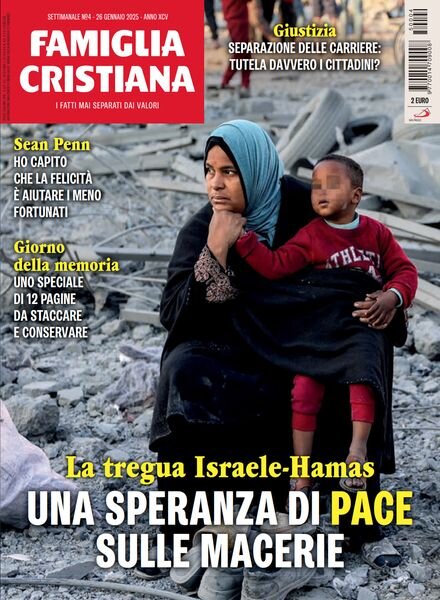 Famiglia Cristiana – 26 Gennaio 2025 Cover