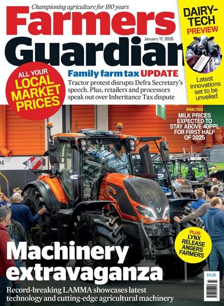 Farmers Guardian – 17 January 2025 Cover