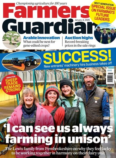Farmers Guardian – 3 January 2025 Cover