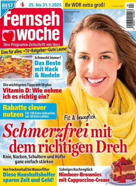 Fernsehwoche – 17 Januar 2025 Cover