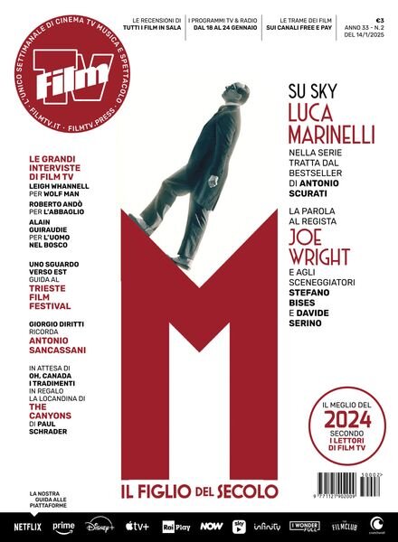 Film Tv – 14 Gennaio 2025 Cover